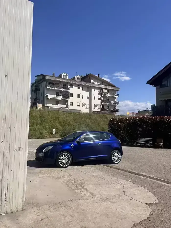 Usata Alfa Romeo MiTo Quadrifoglio Verde 170 CV (125 kW) 2011 Blu Utilitaria