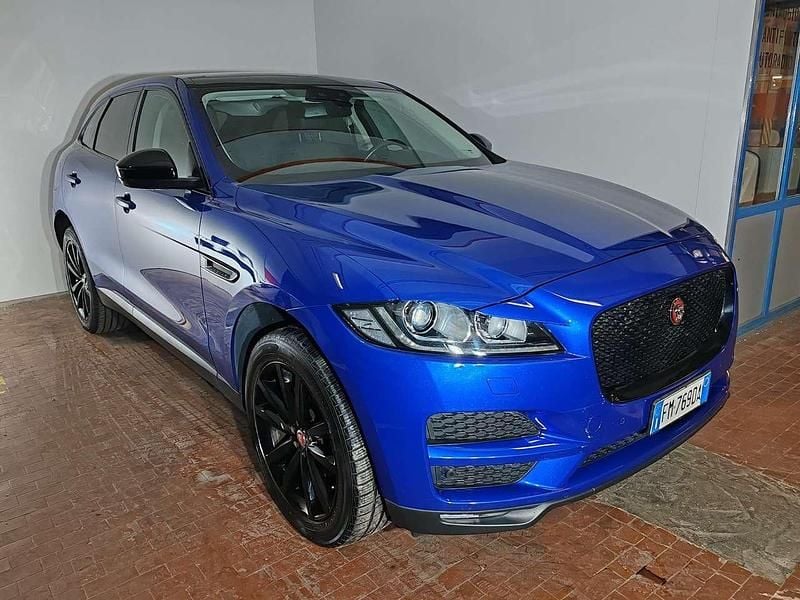 Usata Jaguar F-Pace Portfolio 241 CV (177 kW) 2017 Blu SUV