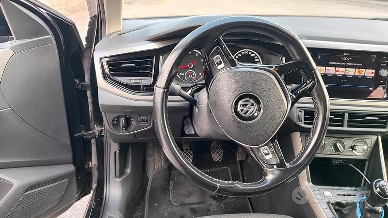 Usata VW Polo Comfortline 95 CV (69 kW) 2020 Nero Utilitaria