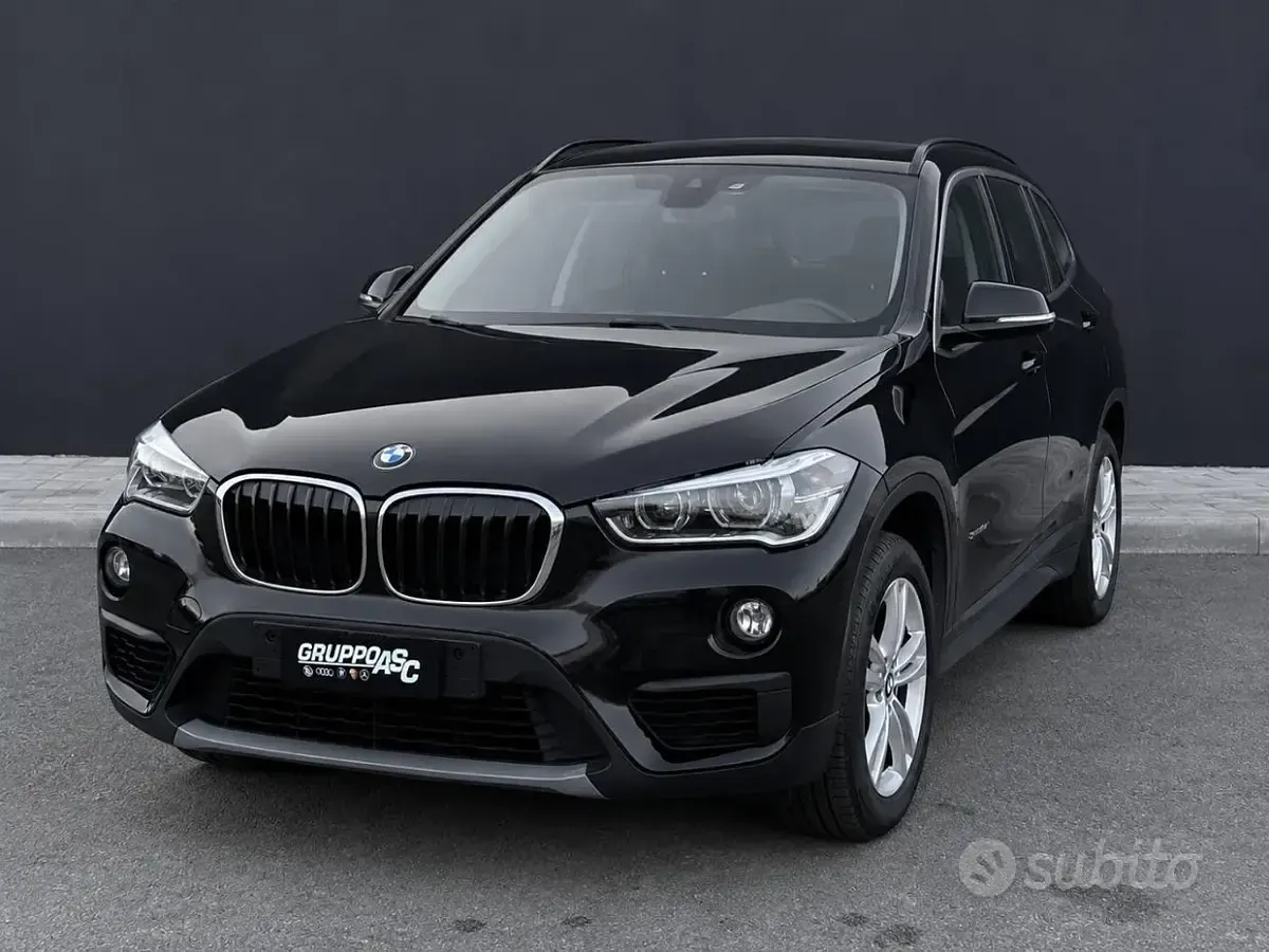 Usata BMW X1 Sport Line 150 CV (110 kW) 2018 Nero SUV