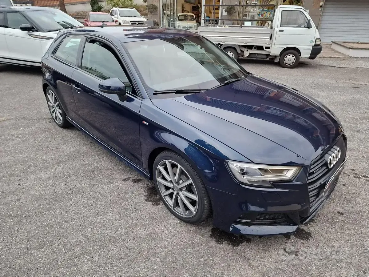 Usata Audi A3 Sport 184 CV (135 kW) 2017 Blu Berlina