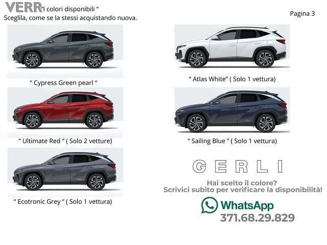 Nuova Hyundai Tucson 215 CV (158 kW) 2025 Grigio SUV