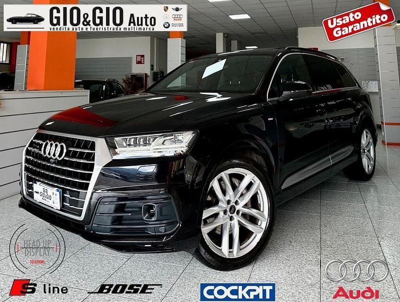 Usata Audi Q7 S-Line 272 CV (200 kW) 2015 Nero SUV