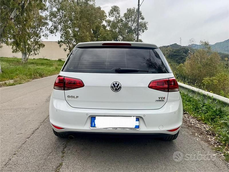 Usata VW Golf VII Executive 110 CV (80 kW) 2015 Bianco Berlina