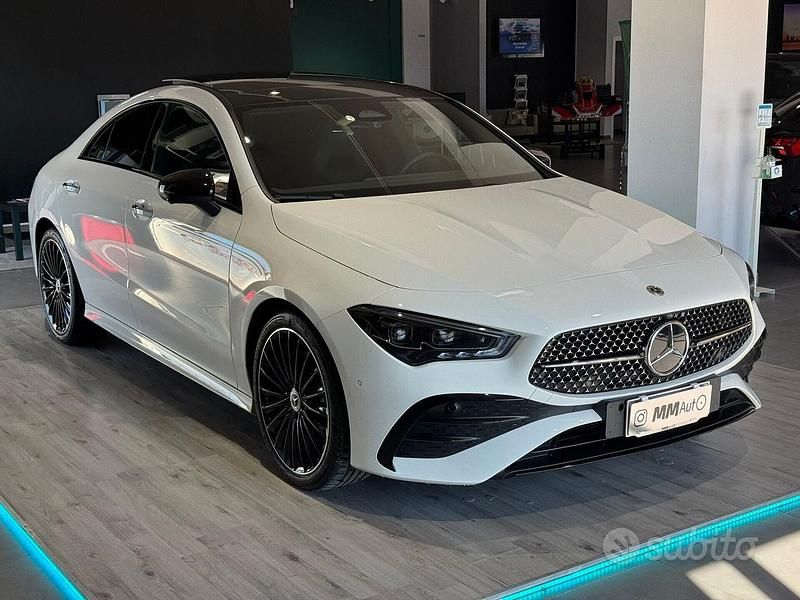 Usata Mercedes CLA200 AMG Line Premium 150 CV (110 kW) 2024 Bianco Coupé