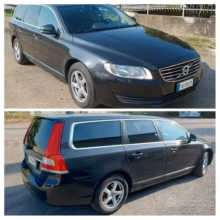 Usata Volvo V70 136 CV (100 kW) 2015 Nero Station wagon