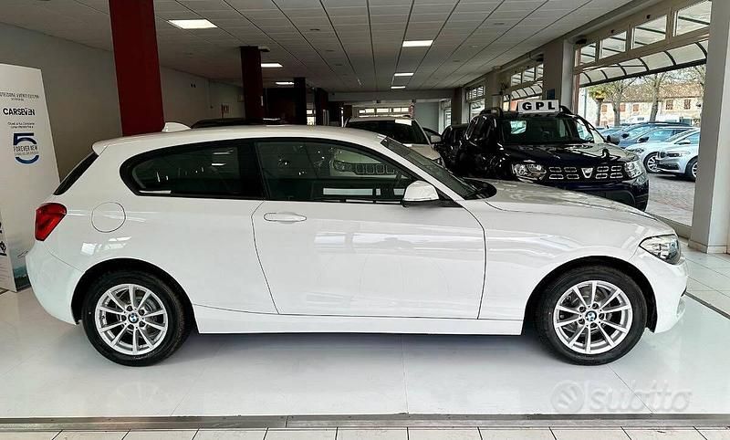 Usata BMW 114 Efficient Dynamics 95 CV (69 kW) 2016 Bianco Utilitaria