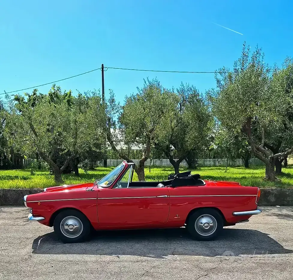 Usata Fiat 600D 30 CV (22 kW) 1960 Rosso Cabrio