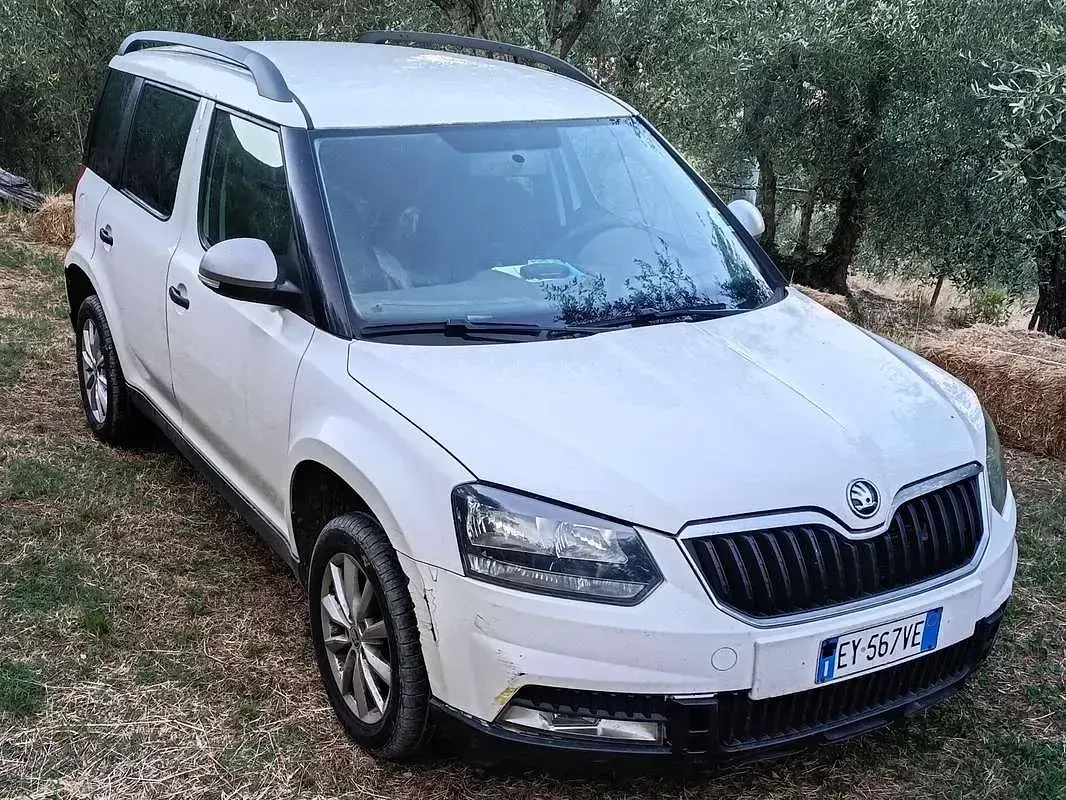 Usata Skoda Yeti GreenLine 105 CV (77 kW) 2015 Bianco SUV