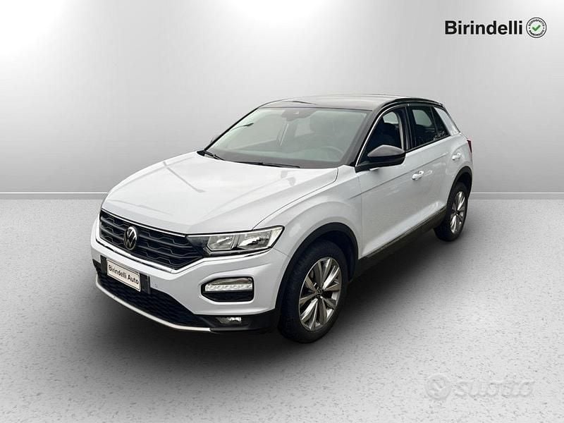 Bianco Usata 2021 VW T-Roc Style SUV | 18.250 € (Buon prezzo) - Immagine 1/3