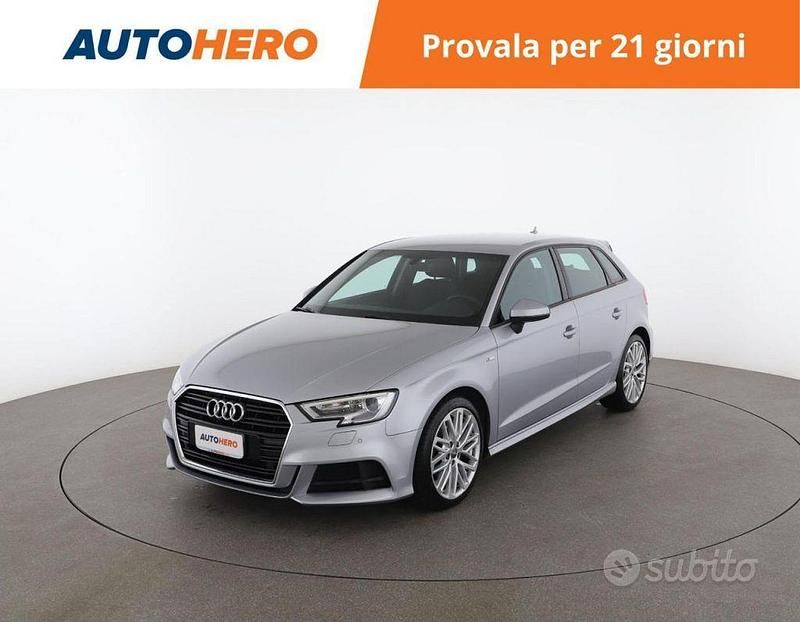 Grigio Usata 2018 Audi A3 Sport Tre volumi | 20.099 € (Buon prezzo) - Immagine 1/2