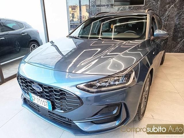 Usata Ford Focus ST-Line 125 CV (91 kW) 2023 Blu Berlina