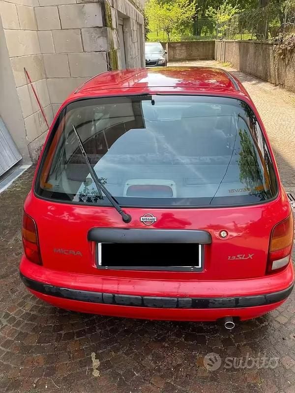 Usata Nissan Micra 1997 Rosso Utilitaria