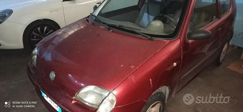 Usata Fiat Seicento Active 54 CV (39 kW) 2005 Rosso Utilitaria