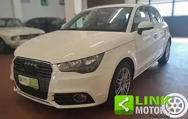 Usata Audi A1 S-Line 90 CV (66 kW) 2013 Bianco Utilitaria