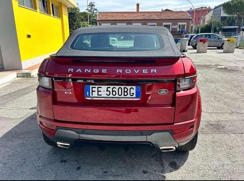 Usata Land Rover Range Rover evoque HSE 180 CV (132 kW) 2015 Rosso Cabrio