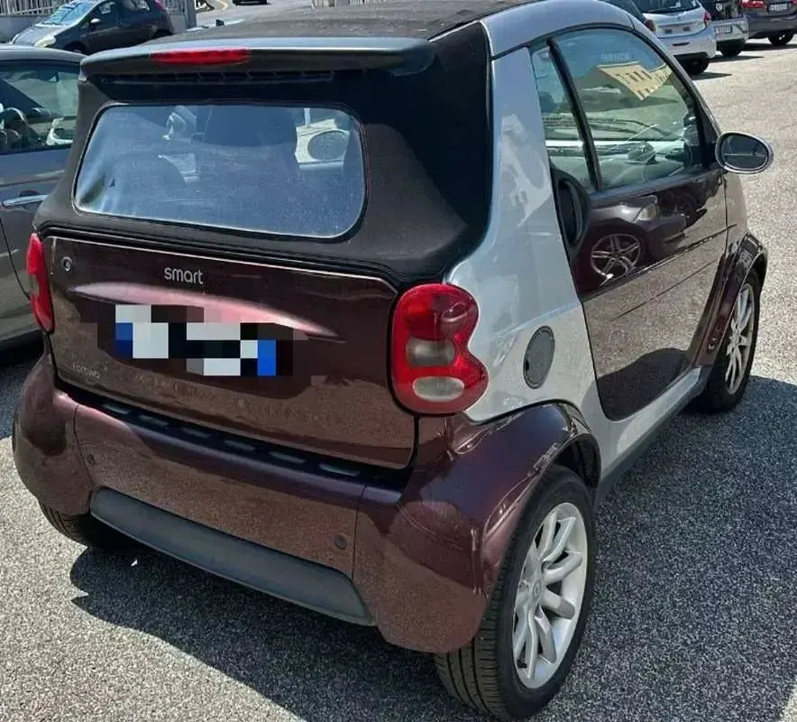 Usata Smart ForTwo Cabrio Passion 61 CV (44 kW) 2006 Rosso Cabrio