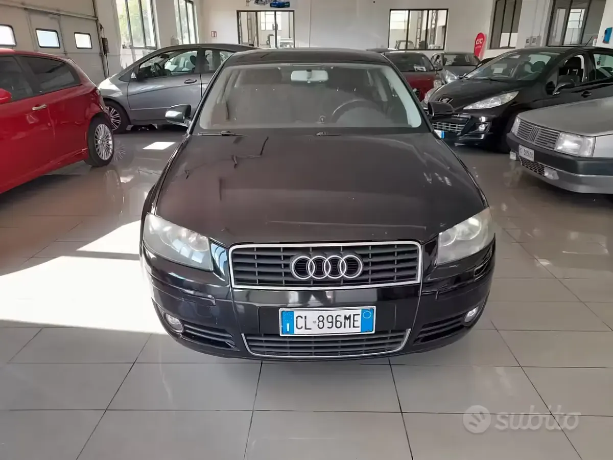 Usata Audi A3 Ambition 101 CV (74 kW) 2003 Nero Utilitaria