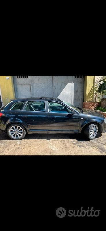 Usata Audi A3 S-Line 140 CV (102 kW) 2008 Nero Berlina