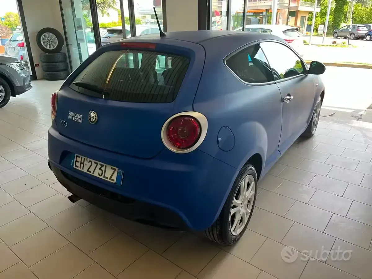 Usata Alfa Romeo MiTo Progression 95 CV (69 kW) 2011 Blu Utilitaria