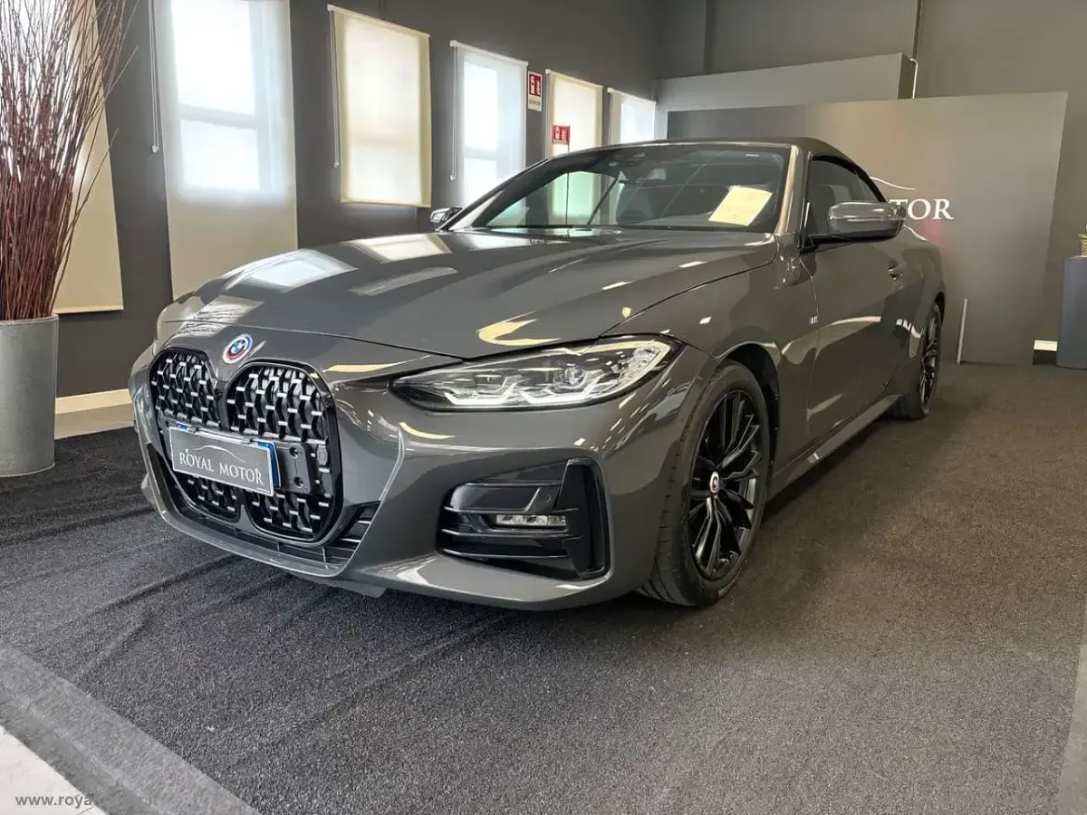 Usata BMW 420 M Sport 184 CV (135 kW) 2022 Grigio Cabrio