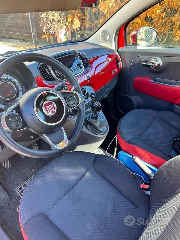 Usata Fiat 500 95 CV (69 kW) 2016 Rosso Utilitaria