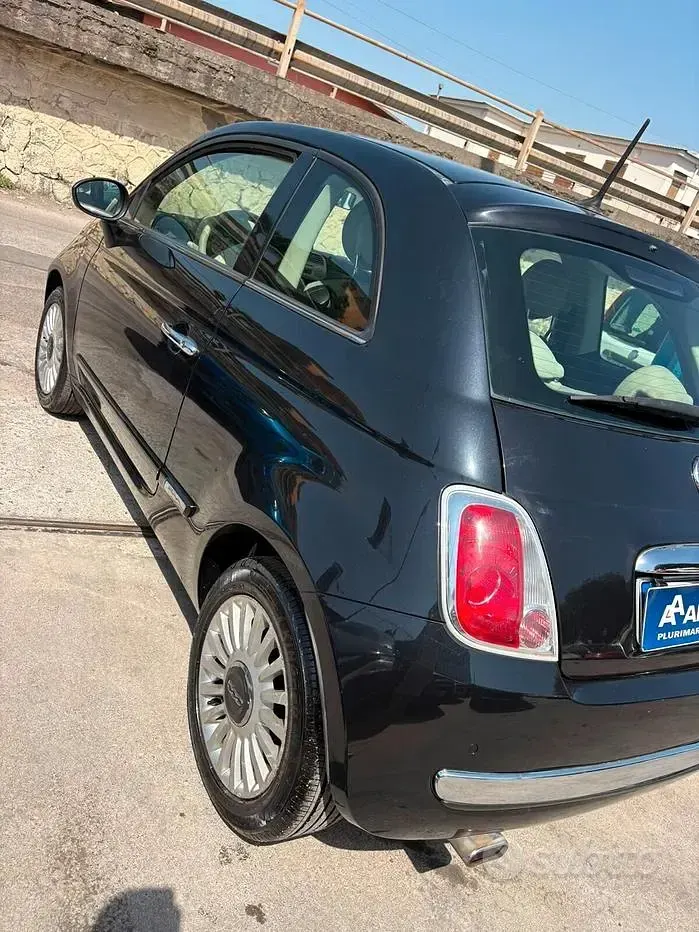 Usata Fiat 500 Lounge 69 CV (50 kW) 2013 Nero Berlina
