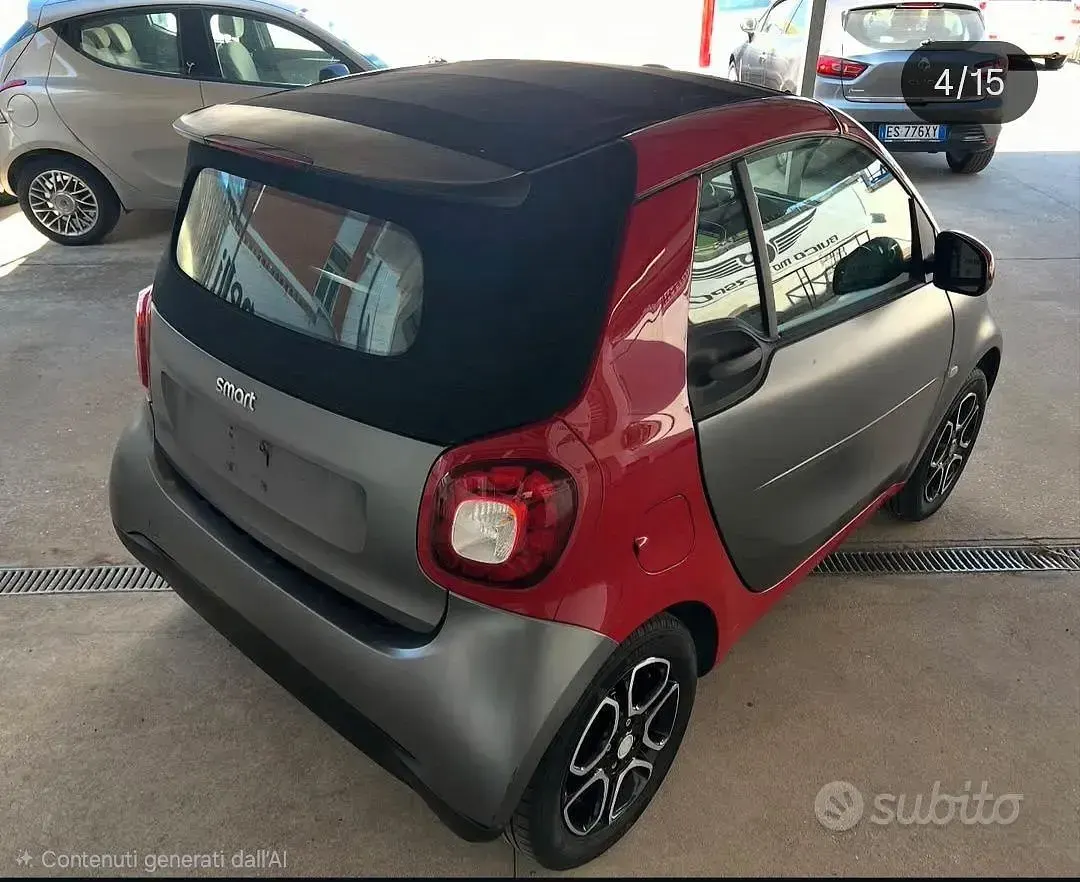 Usata Smart ForTwo Cabrio 71 CV (52 kW) 2016 Grigio Cabrio