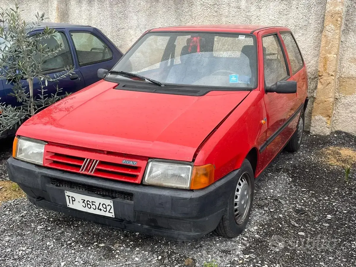 Usata Fiat Uno 45 CV (33 kW) 1991 Rosso Utilitaria