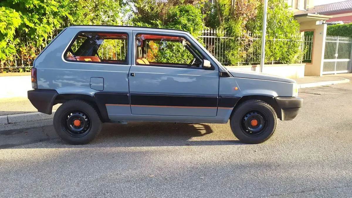Usata Fiat Panda Young 54 CV (39 kW) 2003 Grigio Utilitaria