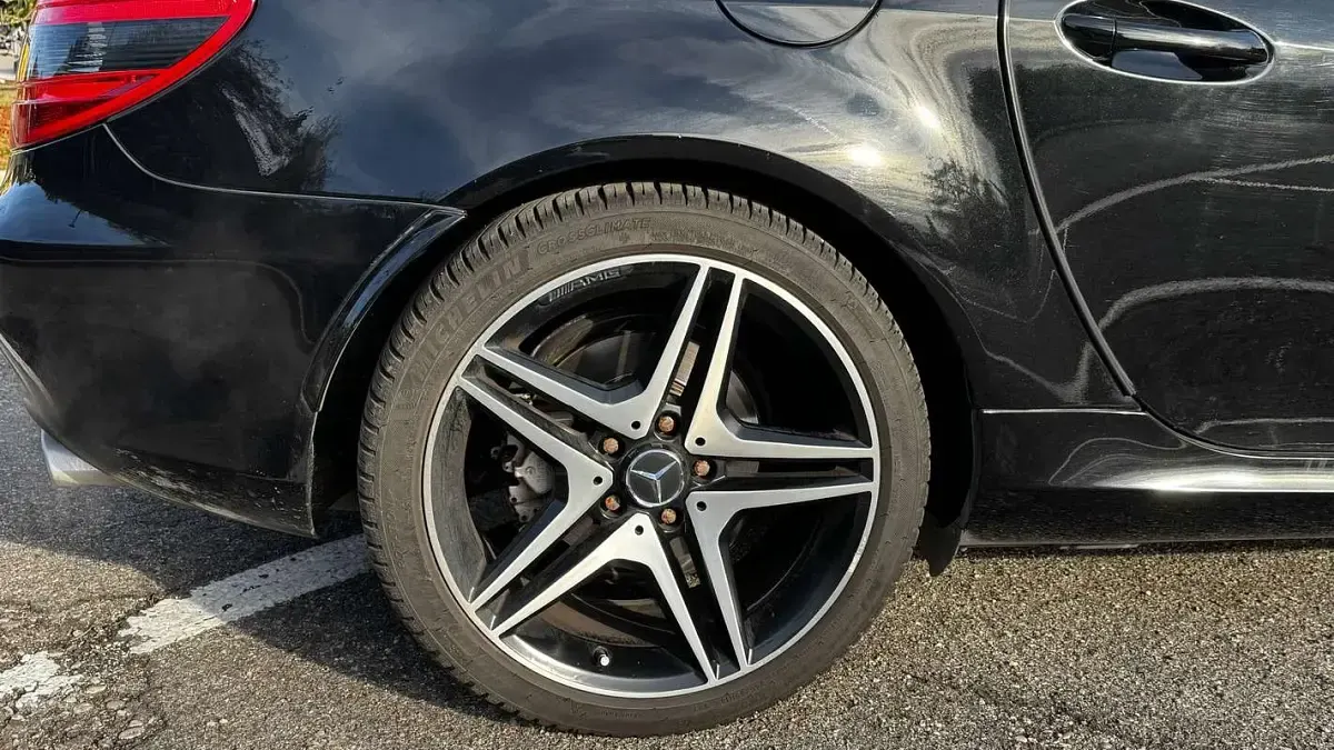 Usata Mercedes SLK200 184 CV (135 kW) 2008 Nero Cabrio