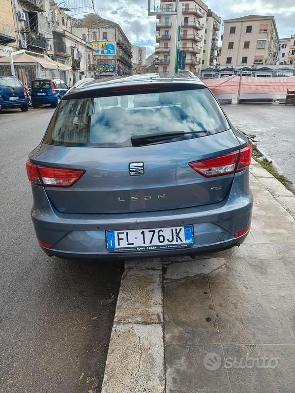 Usata Seat Leon 110 CV (80 kW) 2018 Grigio Station wagon
