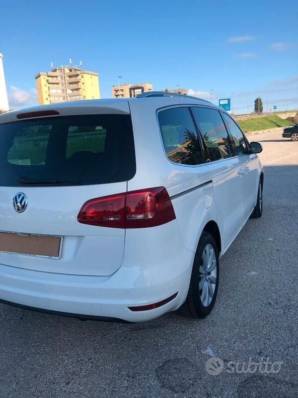 Usata VW Sharan 140 CV (102 kW) 2013 Bianco Monovolume