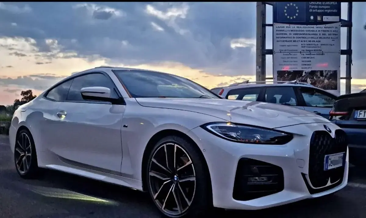 Usata BMW 420 Coupé M Sport 190 CV (139 kW) 2022 Bianco Coupé