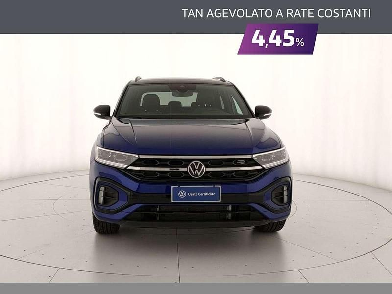 Usata VW T-Roc R-line Plus 116 CV (85 kW) 2024 Lapiz blue metallizzato nero SUV