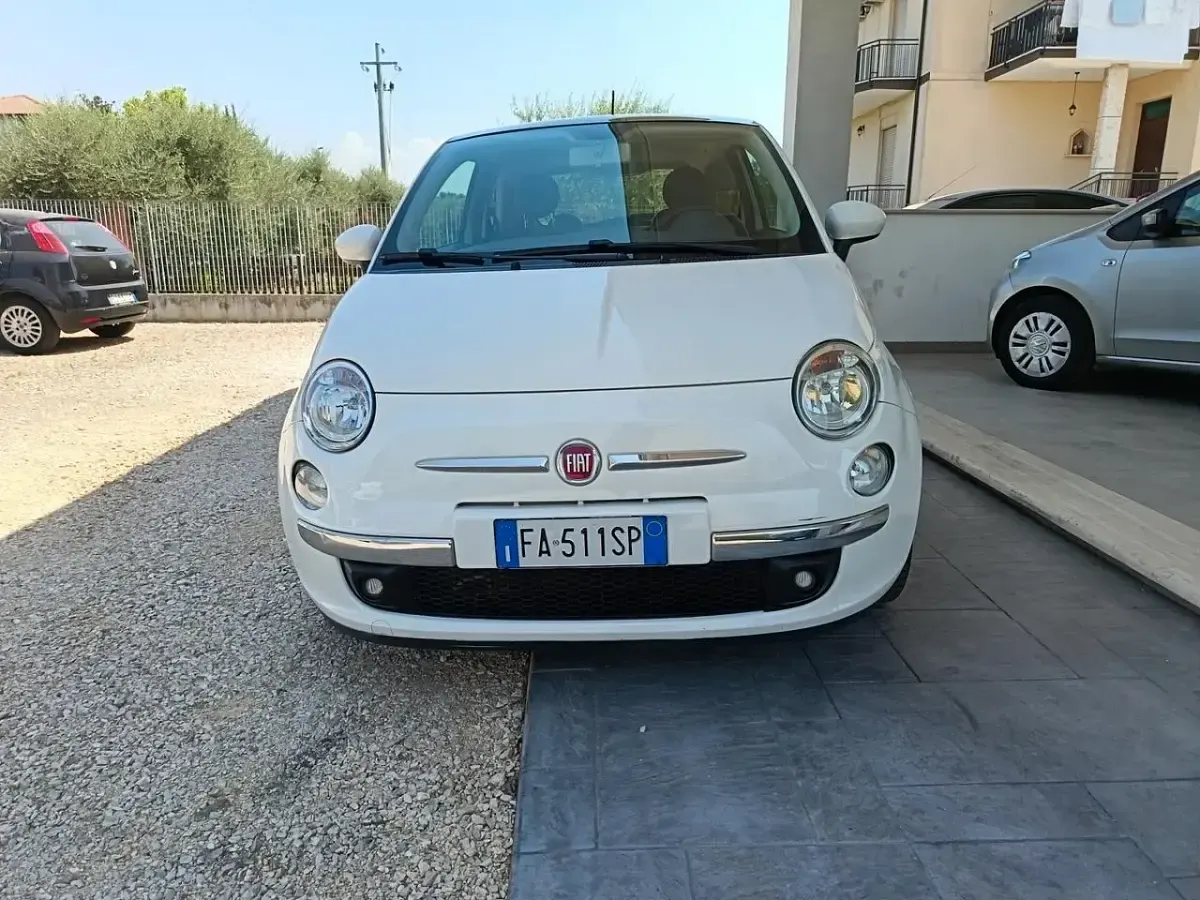 Usata Fiat 500 Lounge 95 CV (69 kW) 2015 Bianco Berlina