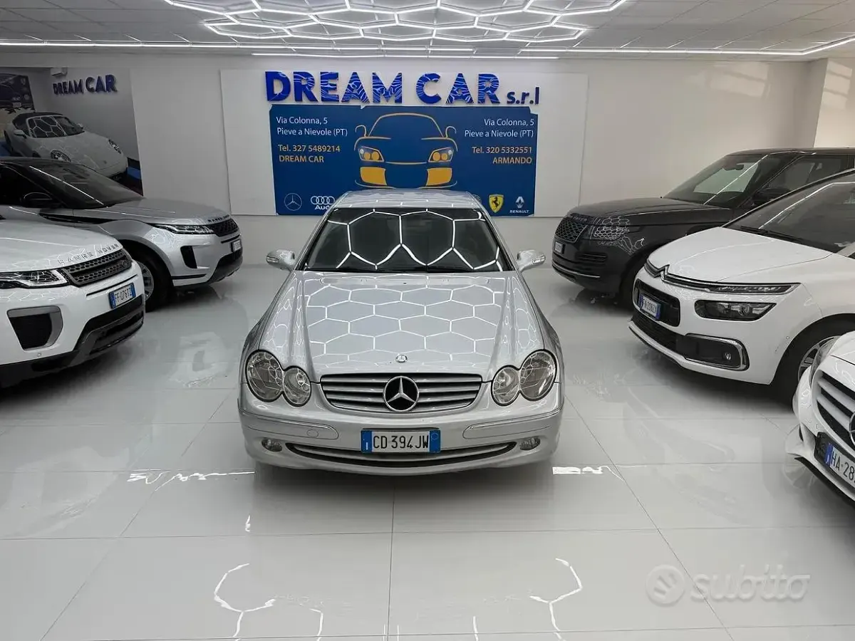 Usata Mercedes CLK270 Avantgarde 170 CV (125 kW) 2002 Grigio Coupé
