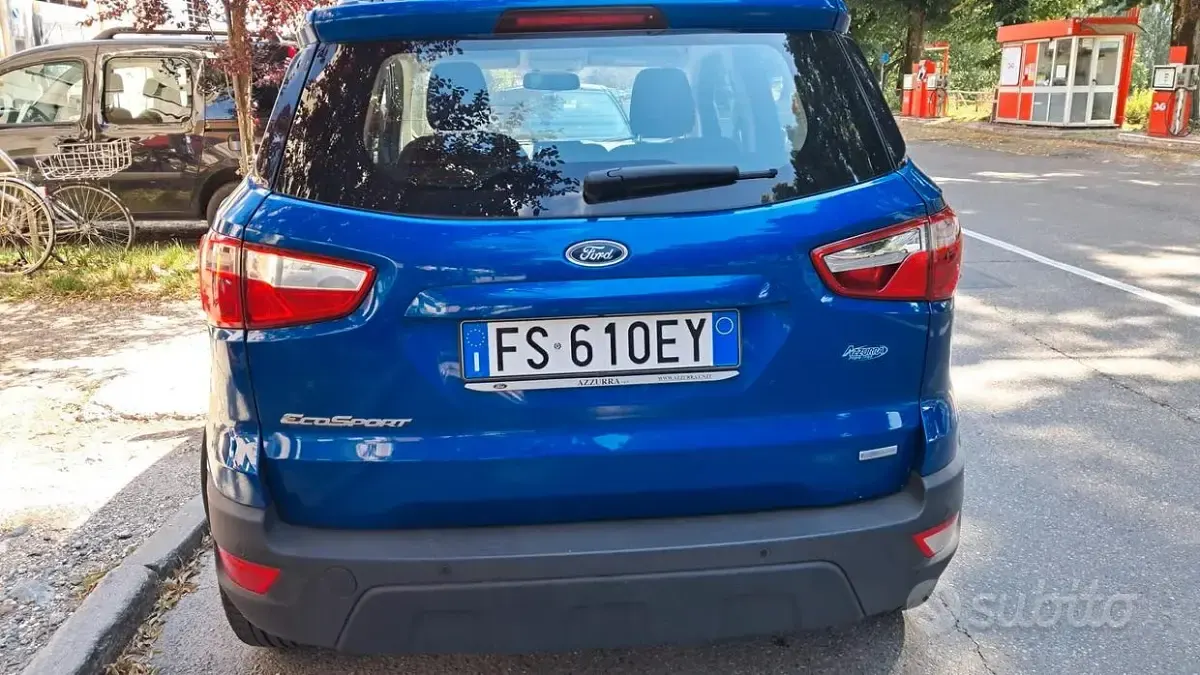 Usata Ford Ecosport Titanium 99 CV (72 kW) 2018 Blu SUV