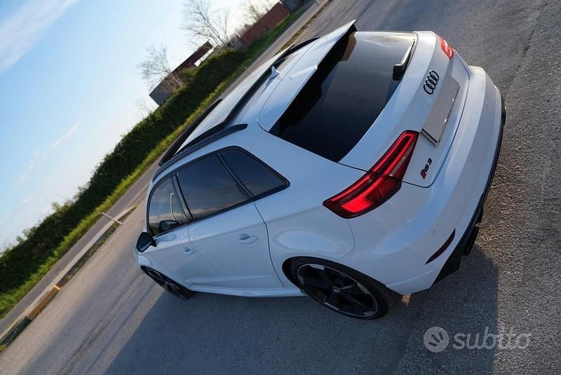 Usata Audi RS3 400 CV (294 kW) 2018 Bianco Berlina