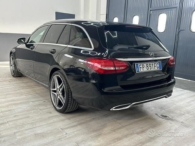 Usata Mercedes C200 Premium 136 CV (100 kW) 2018 Nero Station wagon