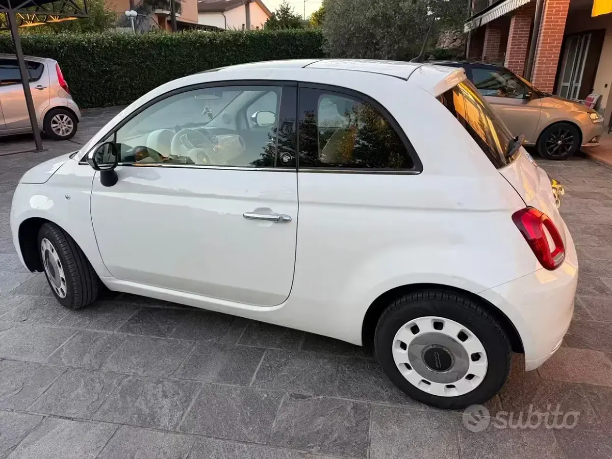 Usata Fiat 500 Lounge 69 CV (50 kW) 2017 Bianco Utilitaria