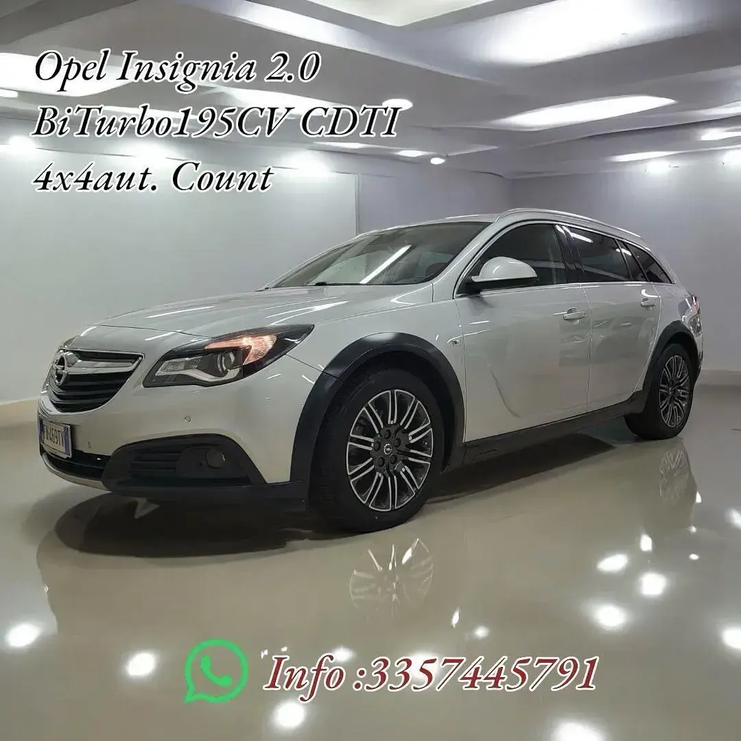 Usata Opel Insignia Country Tourer 194 CV (142 kW) 2015 Argento Station wagon