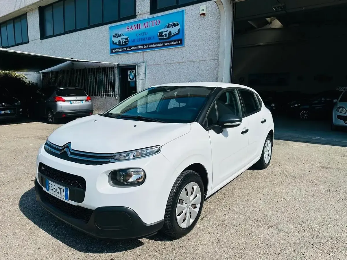 Usata Citroën C3 PureTech 82 CV (60 kW) 2018 Bianco Utilitaria