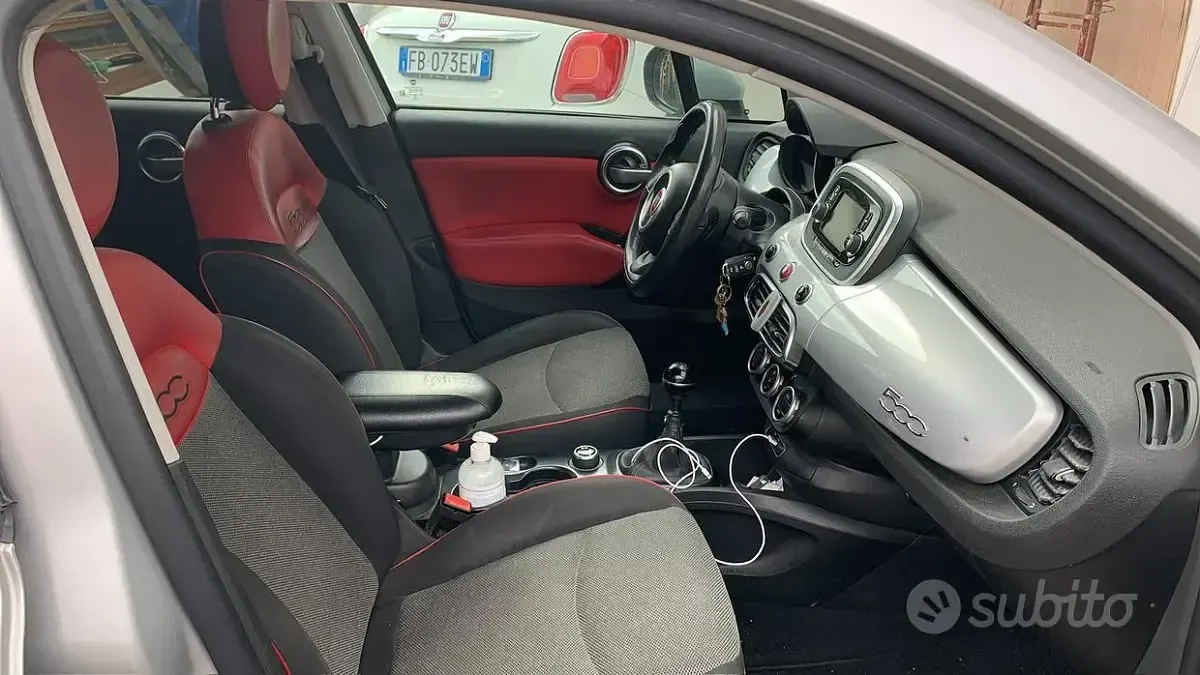 Usata Fiat 500X 95 CV (69 kW) 2017 Grigio SUV