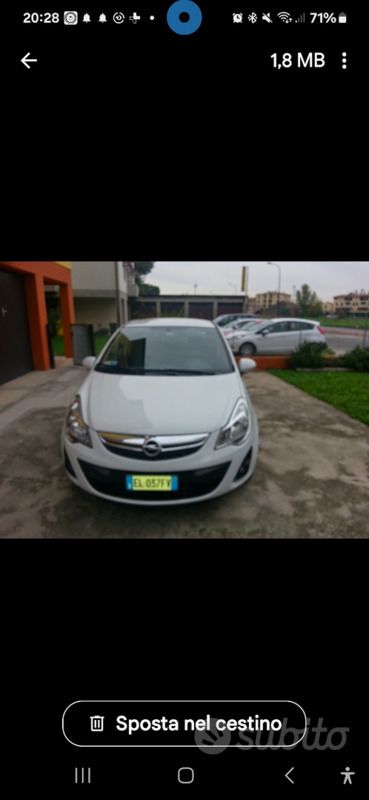 Usata Opel Corsa 86 CV (63 kW) 2011 Bianco Utilitaria