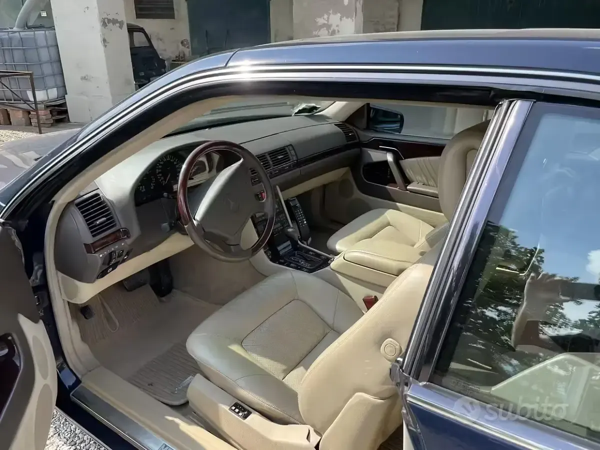 Begagnad Mercedes S600 394 HK (289 kW) 1996 Blå Sedan