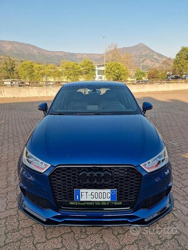 Usata Audi S1 231 CV (169 kW) 2017 Blu Utilitaria