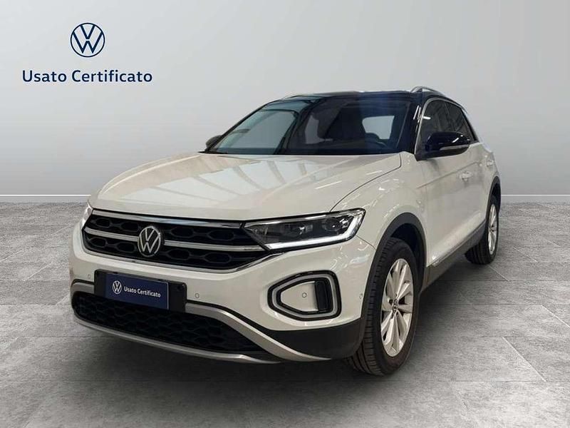 Usata VW T-Roc Style 110 CV (80 kW) 2022 Pure white nero SUV