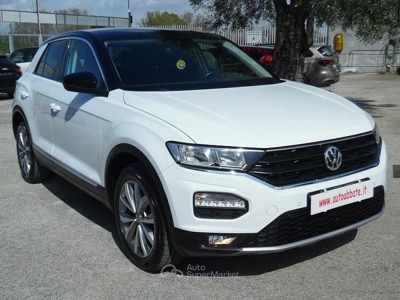 Usata VW T-Roc 150 CV (110 kW) 2018 Bianco SUV