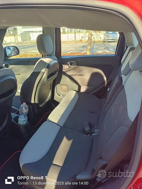 Usata Fiat 500 Lounge 105 CV (77 kW) 2004 Rosso